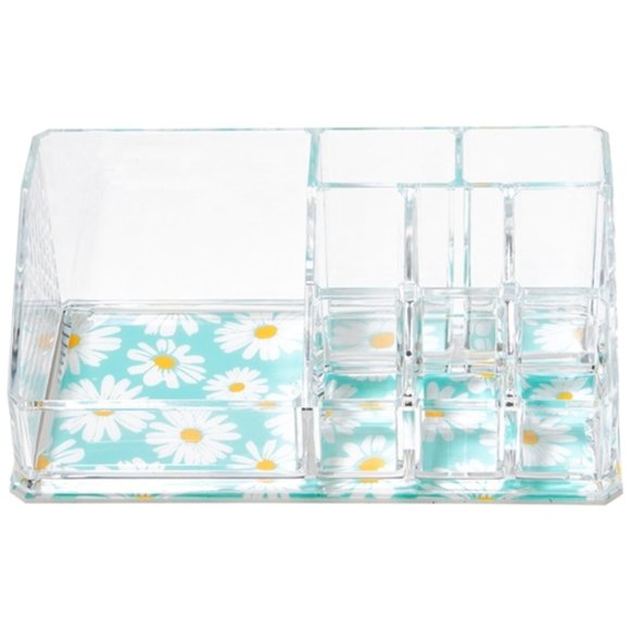 Sorbus Mini Organizer with 9 Slots - Daisy Print - Picture 1 of 8
